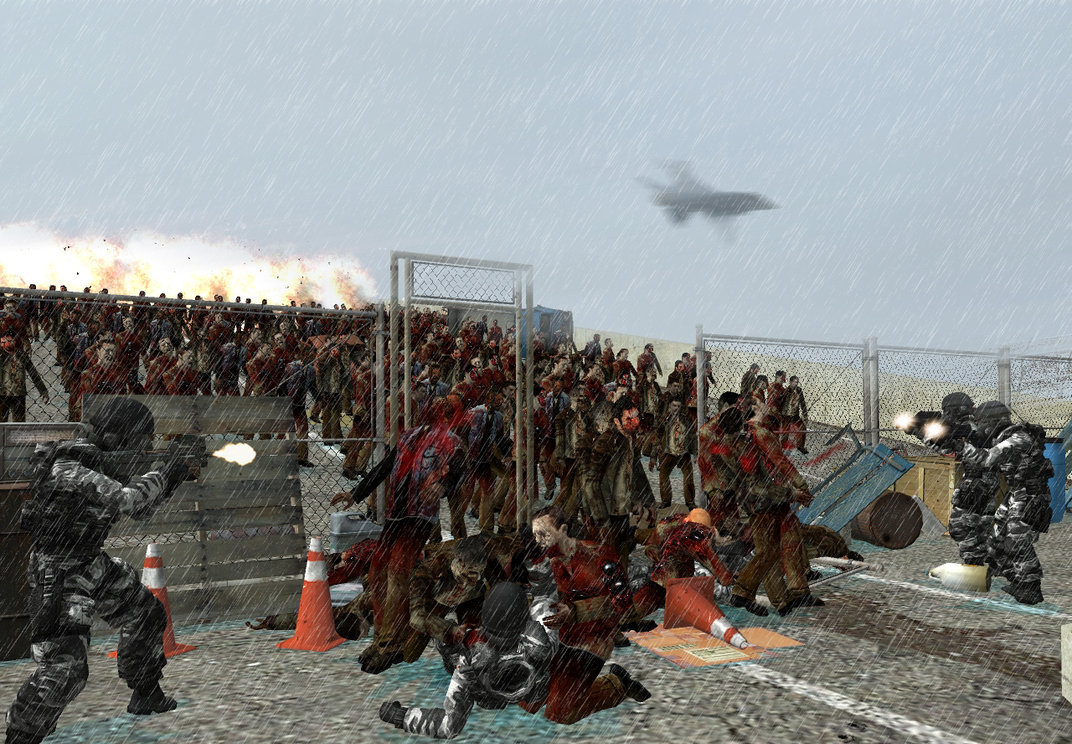 Zombies in Garry's Mod HL2