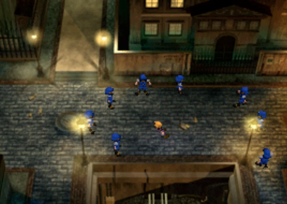 Train in Sector 8 Midgar