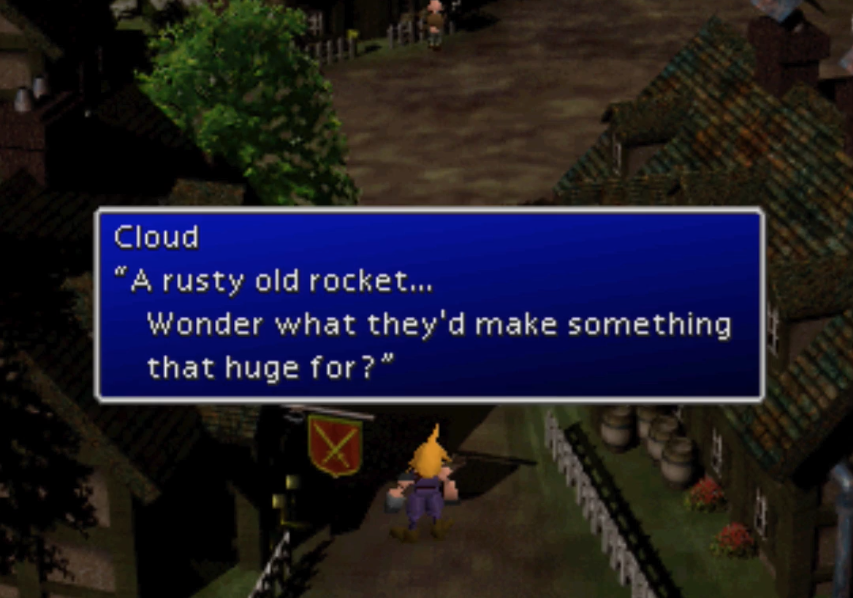 Rusty old rocket