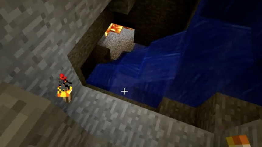 Minecraft Let's Play cavern