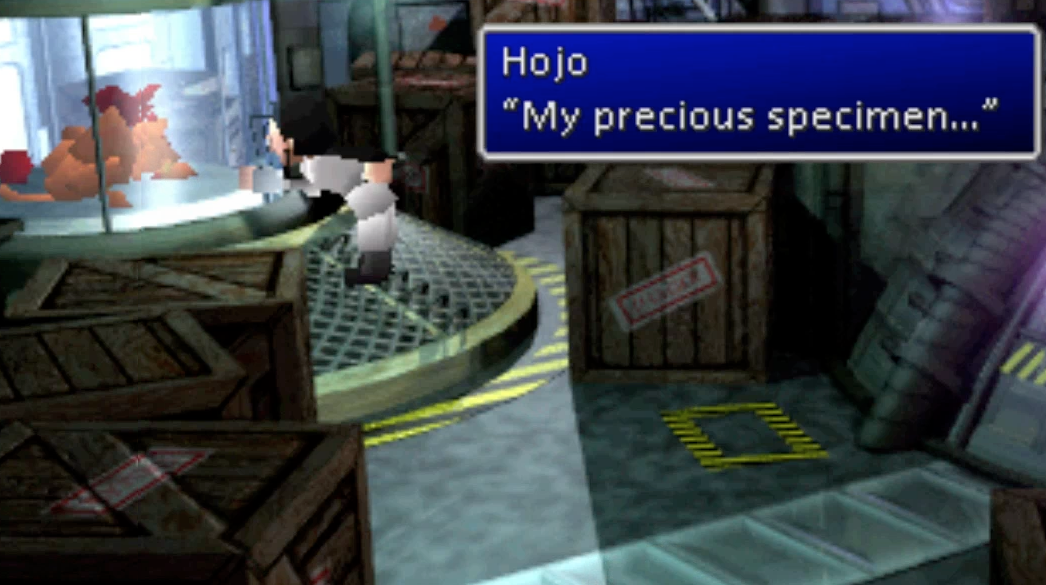 Hojo's crazy, Mengele-esque (is that a word?) experiment