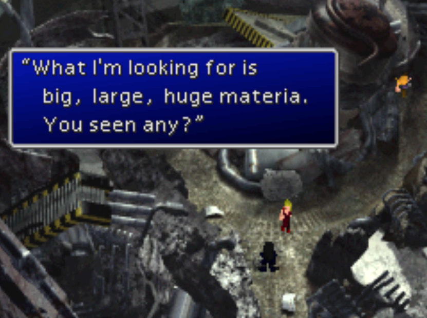 Gongaga Reactor huge materia