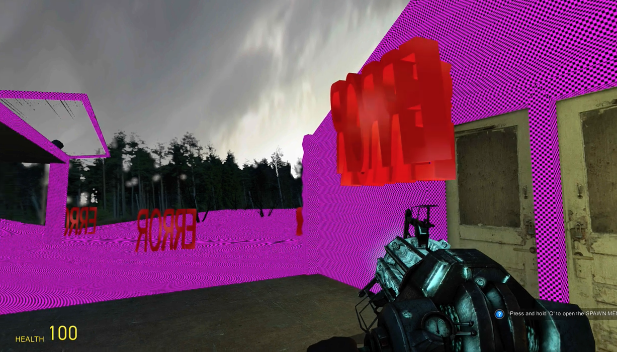 Garry's mod error