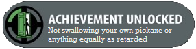 minecraft achievement unlocked