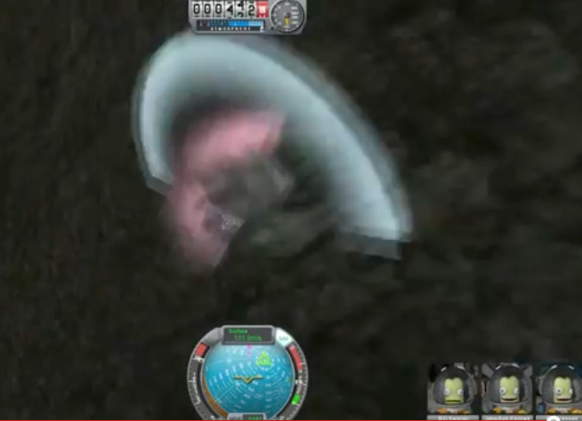 KSP explosion on mountain