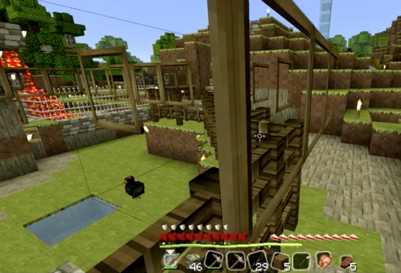 minecraft glass base