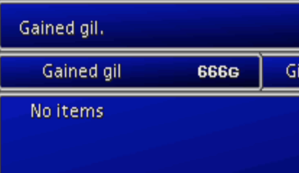 Gil screen FF7